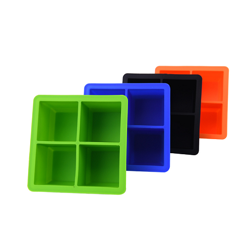 4 bacs à glaçons en silicone
