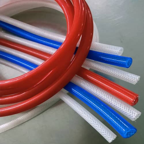 Tuyau tressé en silicone
