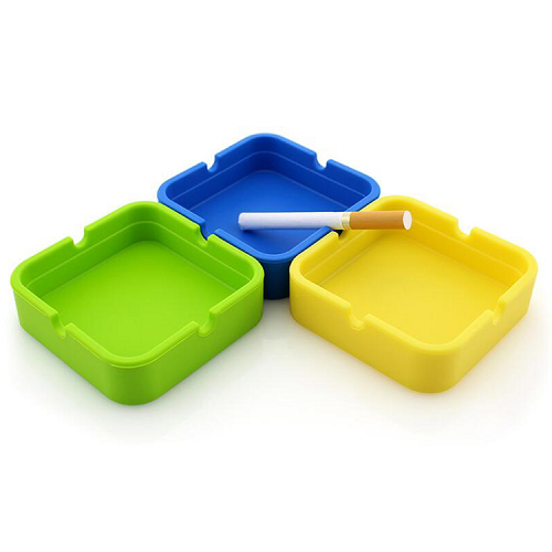 Cendrier carré en silicone