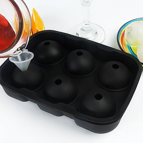 Moule silicone six rondelles de hockey